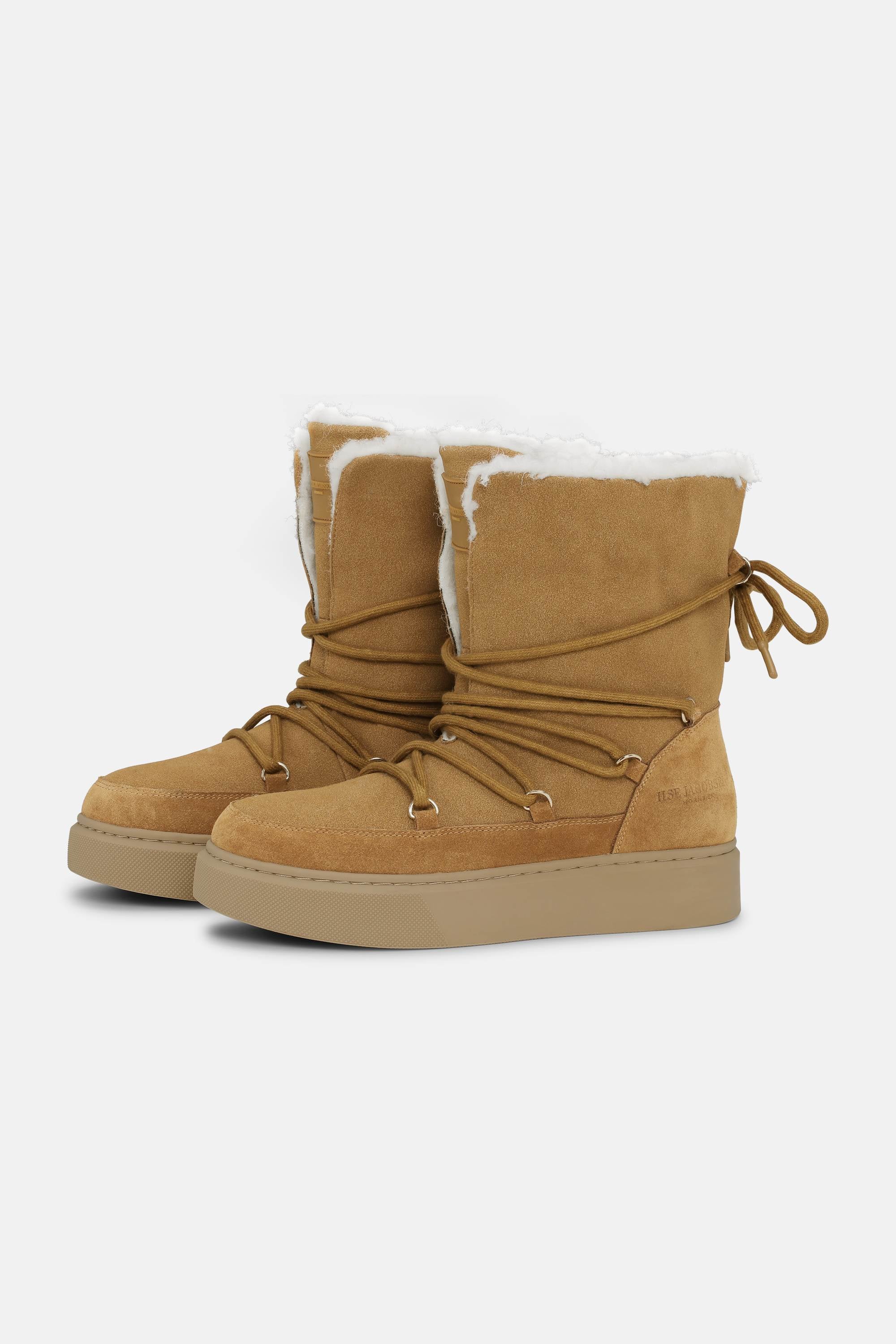 Warm Winter Low Boot - Cashew Natural